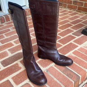 Women’s Coach Chestnut Brown Tall Boots - Size 9